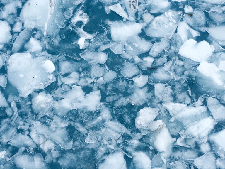 Alaskan glacial ice.