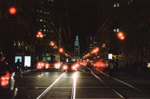 Street at night, San Francisco
