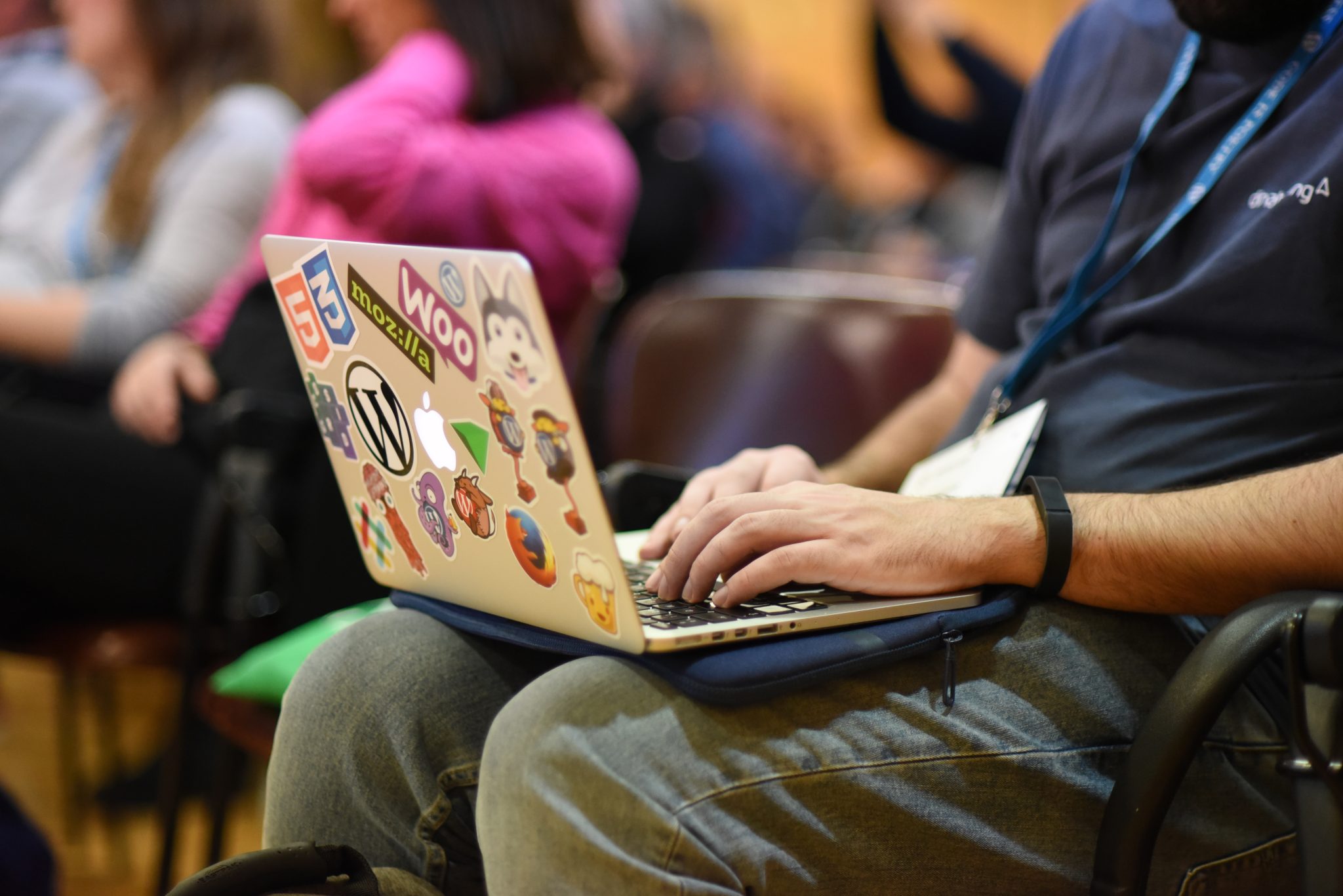 Website Launch - I%xof a man typing in laptop