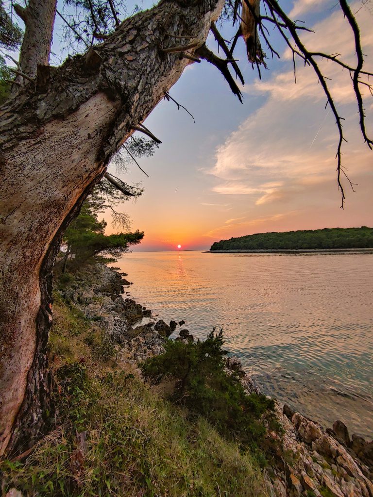 Mali Losinj at sunset.