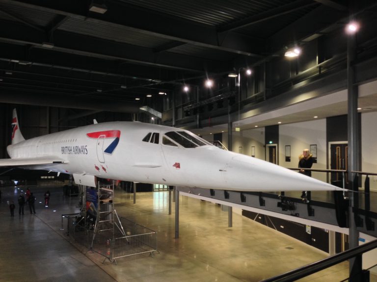 Concorde (on display in the Aerospace Museum, Bristol, UK)