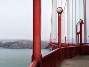 View larger photo: Golden Gate Bridge lamp posts