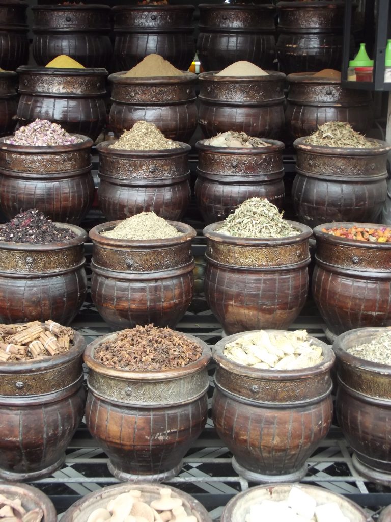 Spice market, Marrakech, Morocco