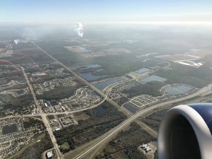 View larger photo: View of East Orlando from a plane