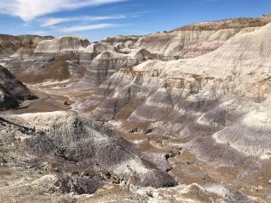 Blue Mesa In The Painted Desert Of Arizona