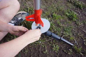 Setting up a model rocket for take off