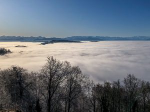 Sea of fog (view from Üetliberg, Zurich, towards the Swiss Alps)