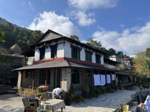 Dhampus tourist guest house from Western Nepal.