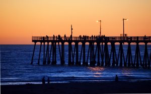 Pismo Beach Pier At Sunset