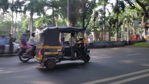 Tuk-tuk on the streets of Pune, India