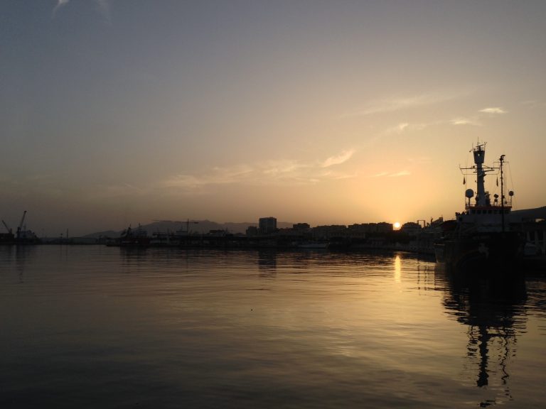 Málaga harbour, Málaga, Spain