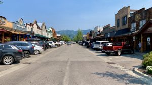 Main Street In A Small Mid-West Town