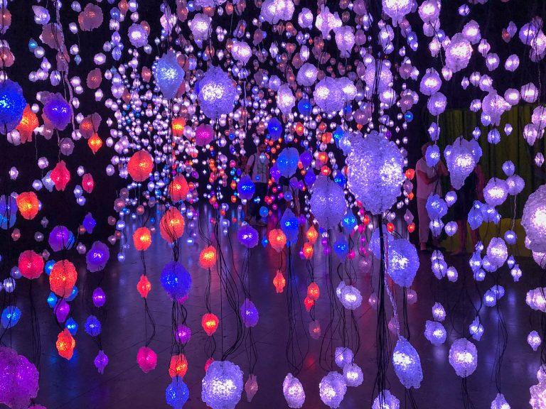 Installation by Pipilotti Rist in the Louisiana Museum of Modern Art near Copenhagen