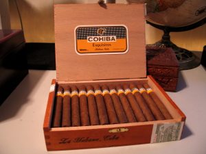 Fresh box of Cohiba Exquisitos from Habana, Cuba