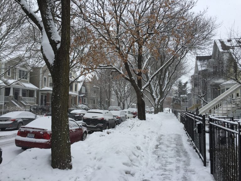 Snowy Day in Chicago