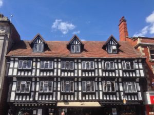 Tudor buiding, Lincoln, UK