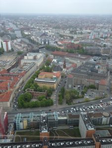 View over Berlin from the Berliner Fernsehturm, Germany