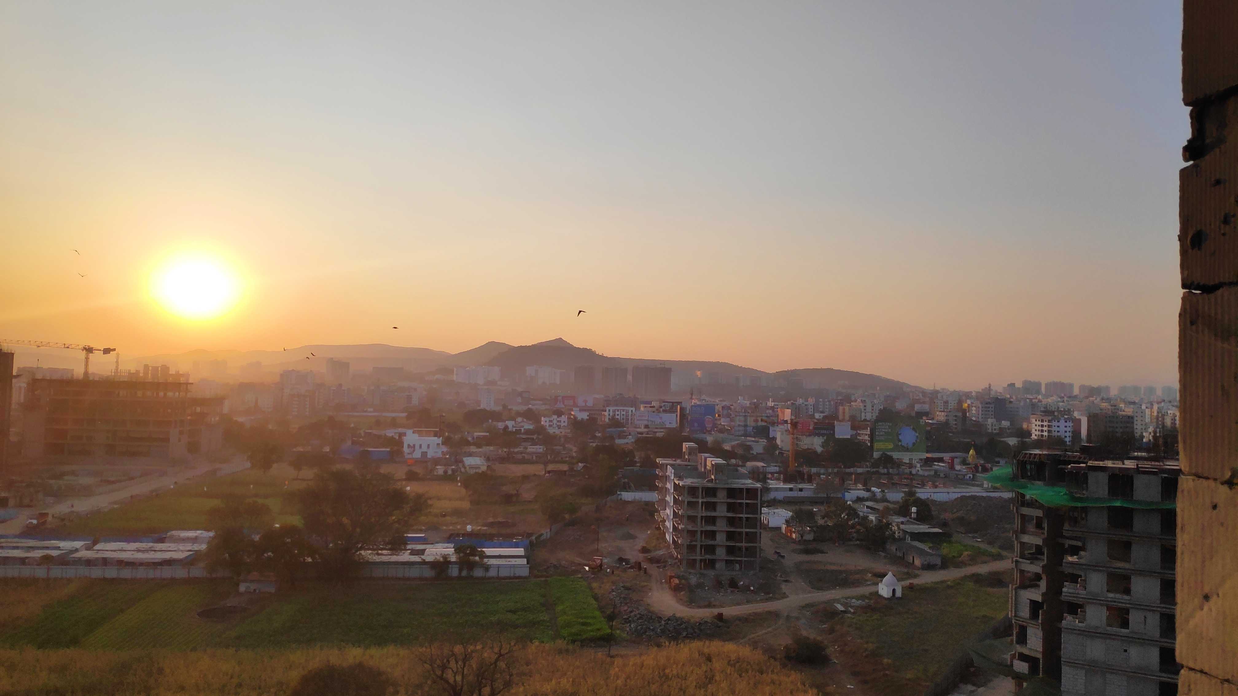 Sunset view at hinjewadi