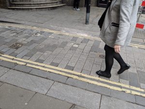 Narrow street in London, England