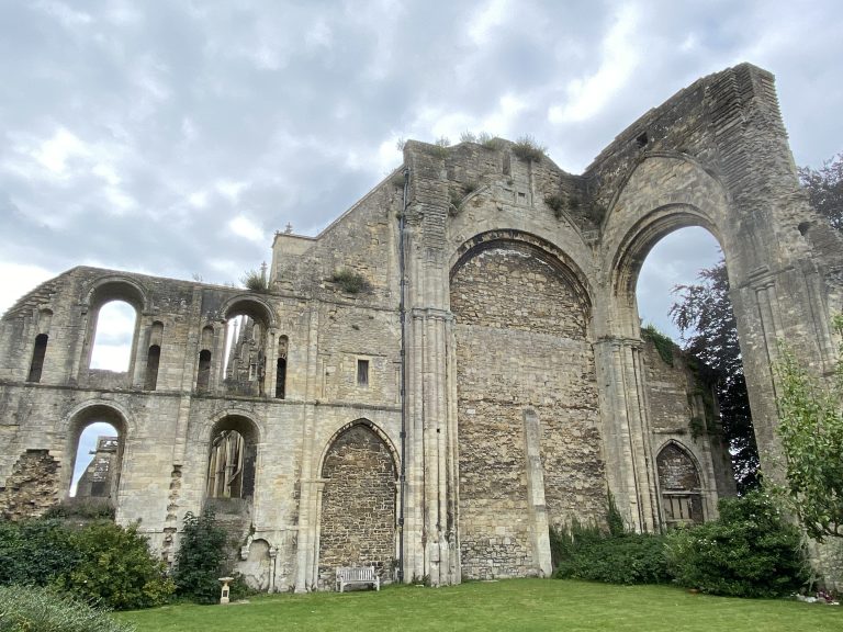 Ruins at Malmesbury Abbey, Malmesbury, UK