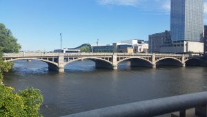 Bridge over the Grand River, Grand Rapids Michigan