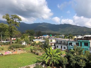 Rooftop view of a small rural village in western Nepal