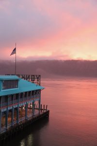 Yonkers Pier at sunset