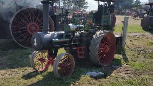 Steam engine on wheels