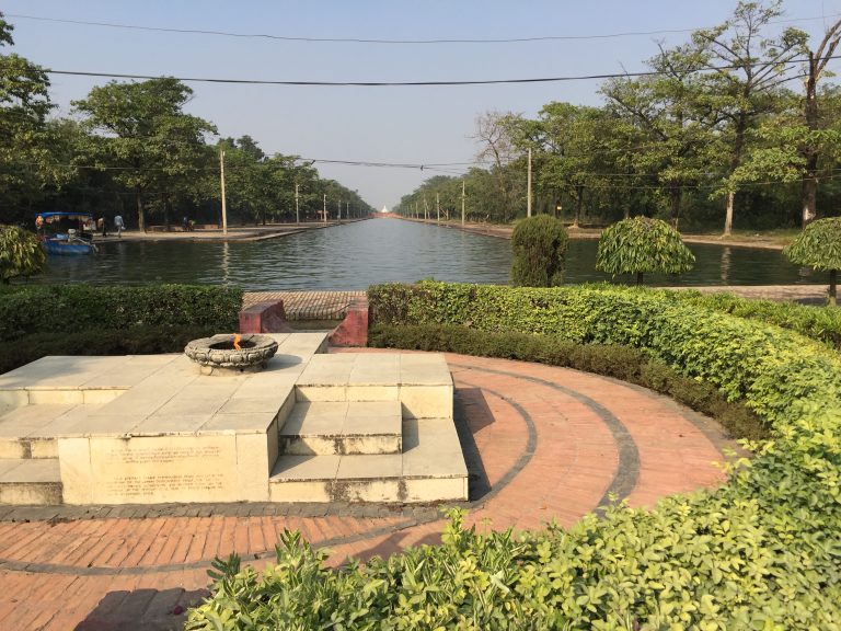 Eternal peace flame, Lumbini, Nepal