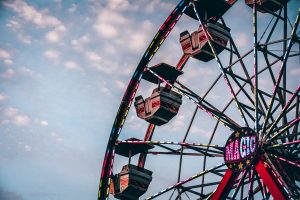 Carnival ferris wheel