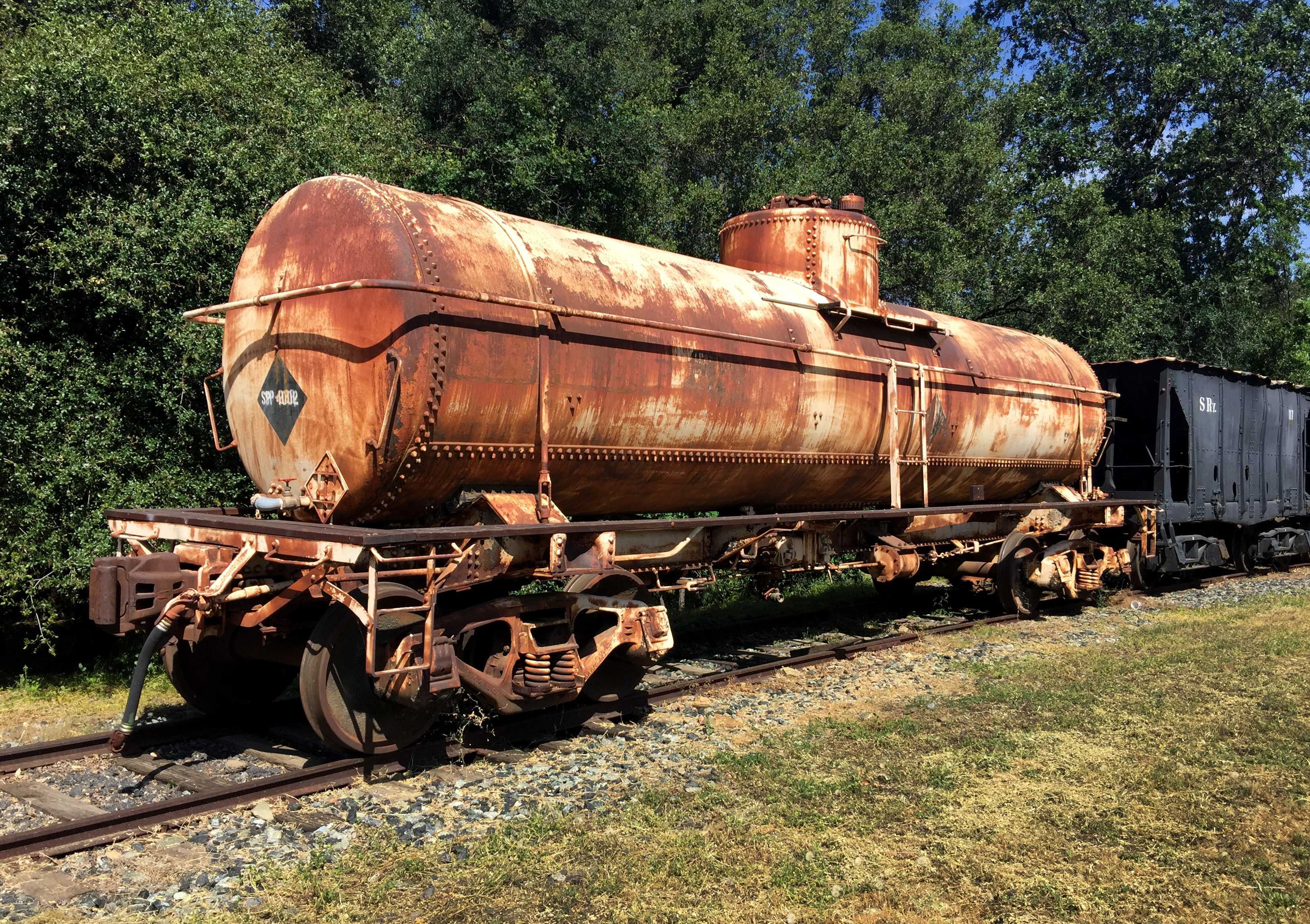 Old Rusted Train Cars