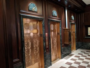 Mid-century modern elevators