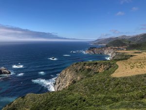 Pacific Ocean, California coastline