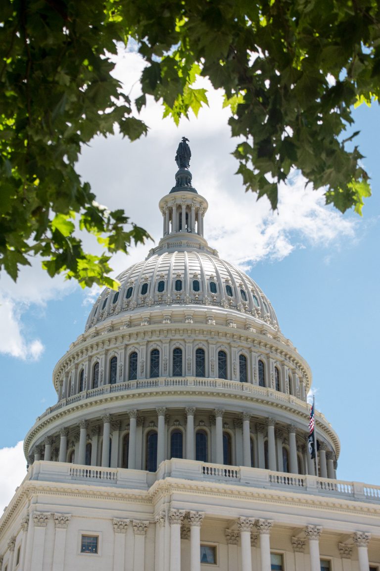 Top of the United States Capitol building