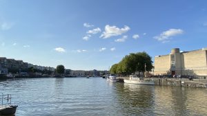 View of Bristol harbour, Bristol, UK