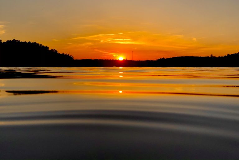 Sunset on Lake Harding, Alabama