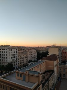 Sunset in Rome