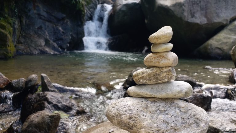 Pebbles on a River