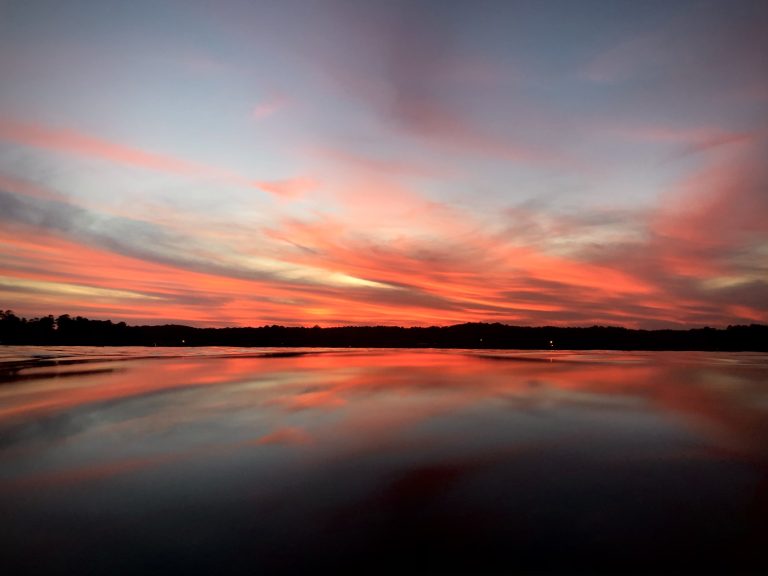 Sunset on Lake Harding, Alabama