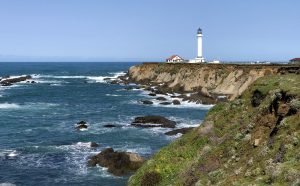 Point Arena Lighthouse On The Oregon Coast