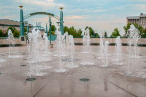 Splash park at Ice Center Hotel