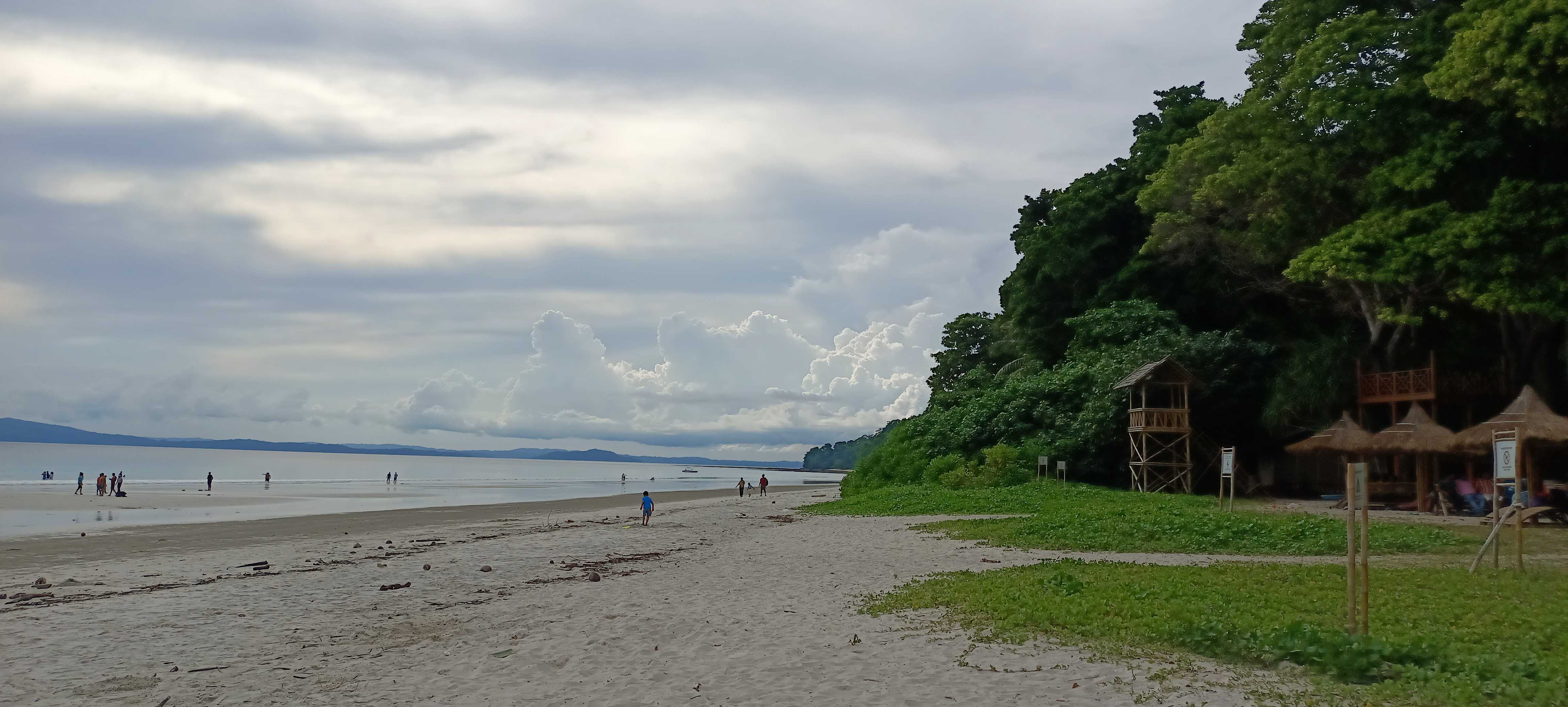 Beautiful sea view from island