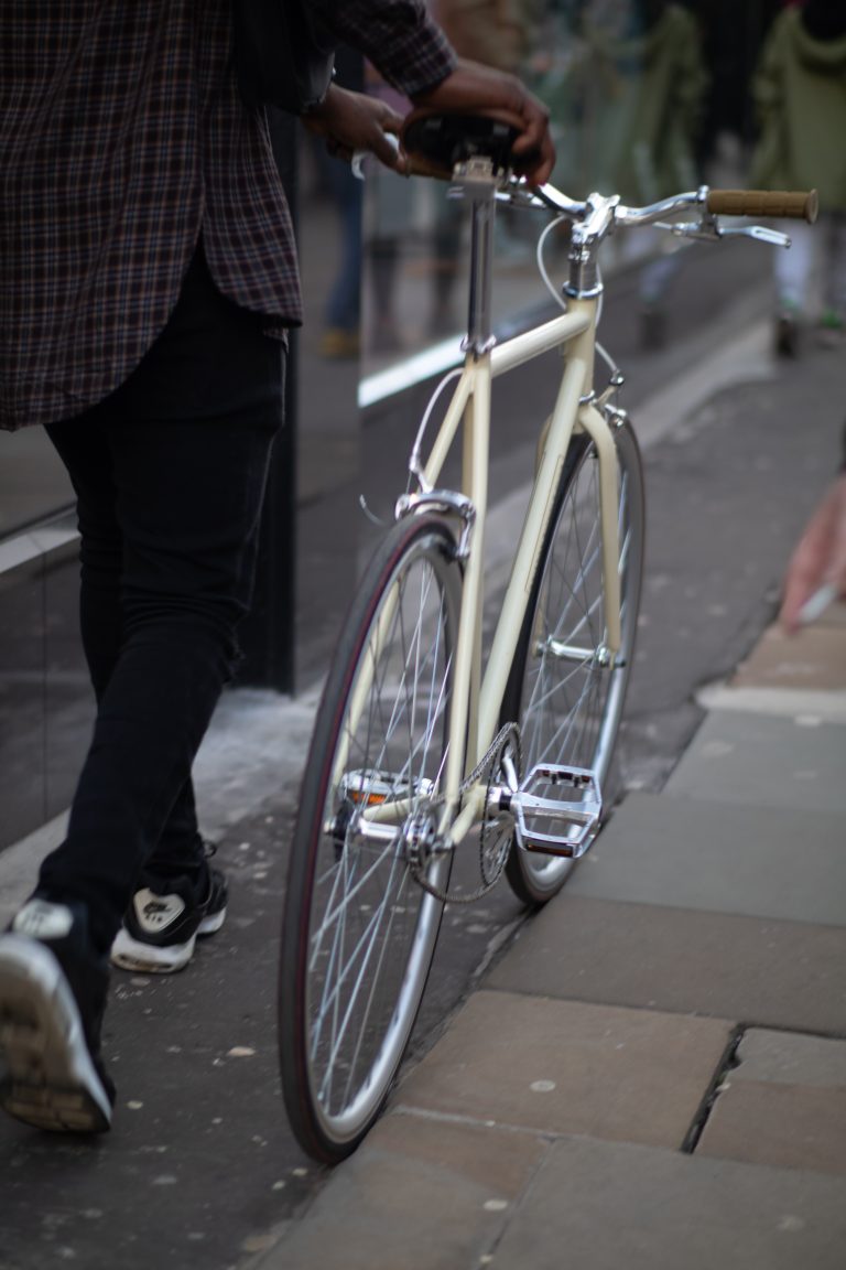 White bike