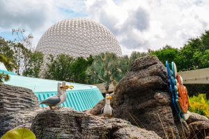 Entrance to the Living Seas attraction at EPCOT in Orlando, Florida