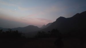 Early Morning, nature and moon