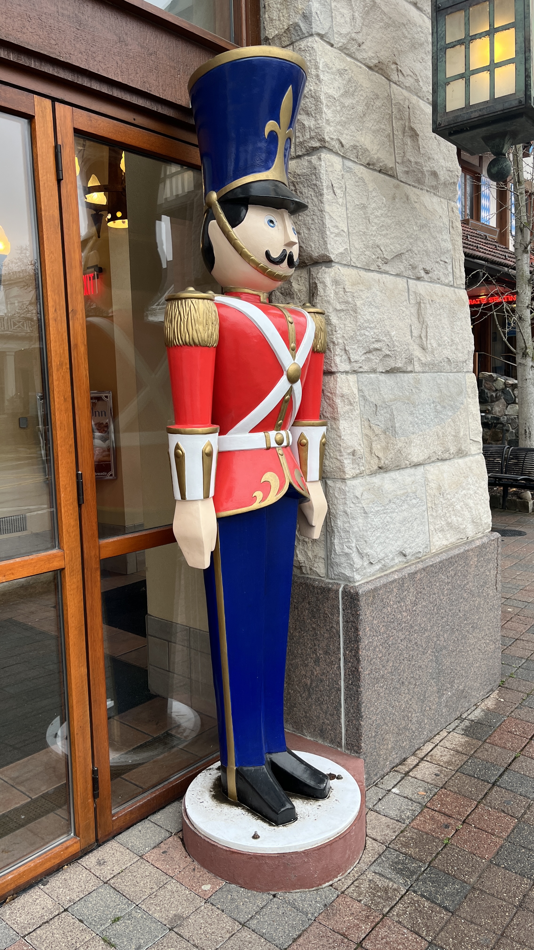 Life-size toy soldier