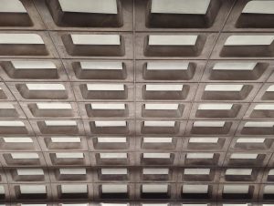 DC Metro – Arched cellular cement ceiling
