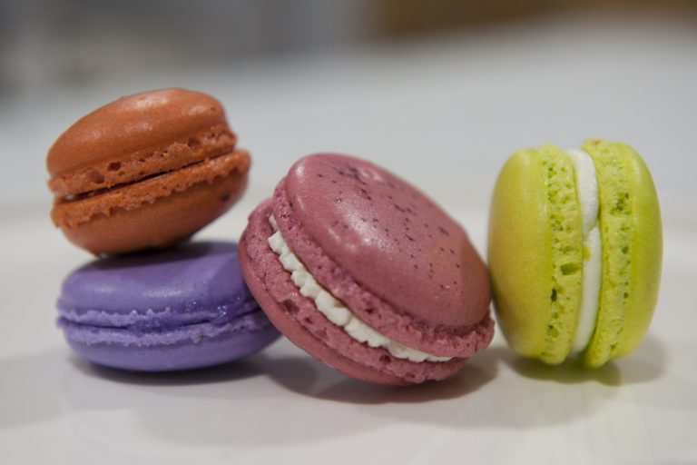 Colourful macarons