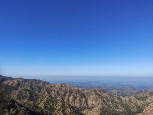 Mountain with Blue Sky