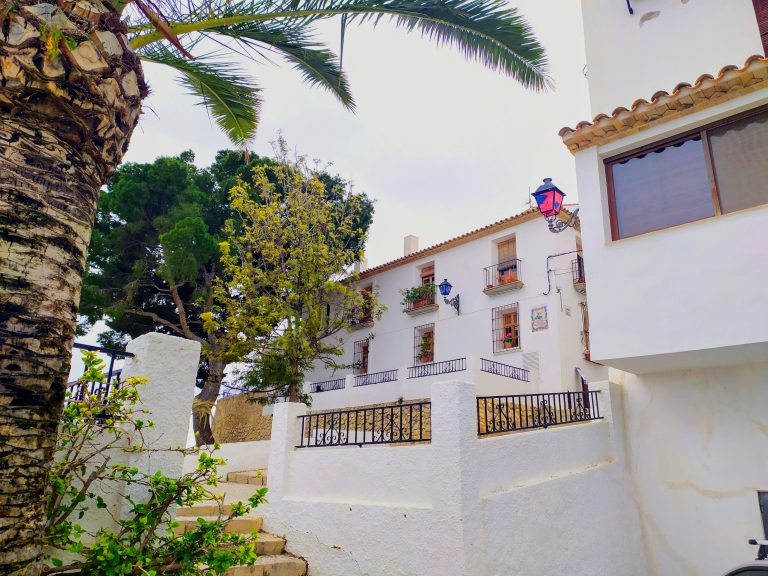 White-washed Houses on Cobbled Streets